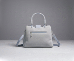 Celeste Textured Satchel with Teardrop Clasp - Image 2